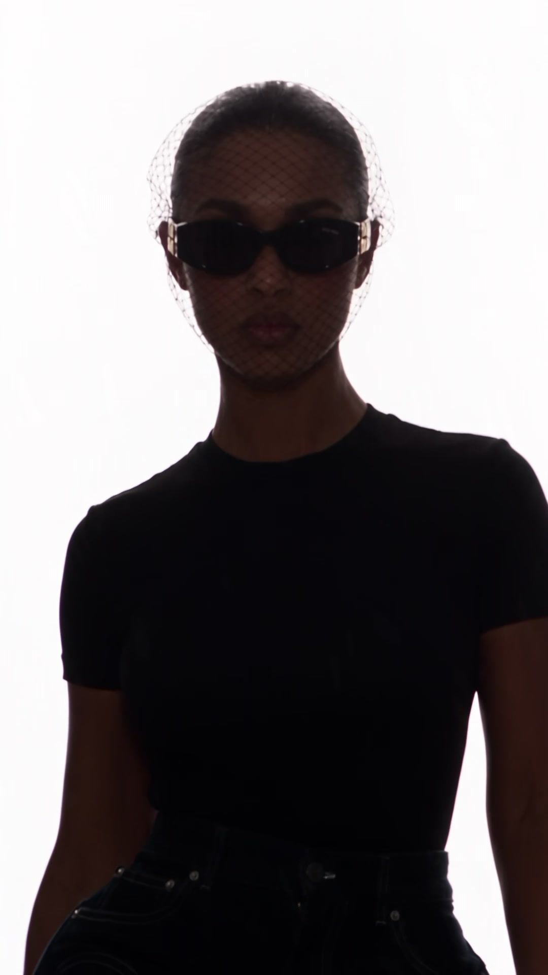 Behind the Veil - AI eyewear campaign film still by MARSE
