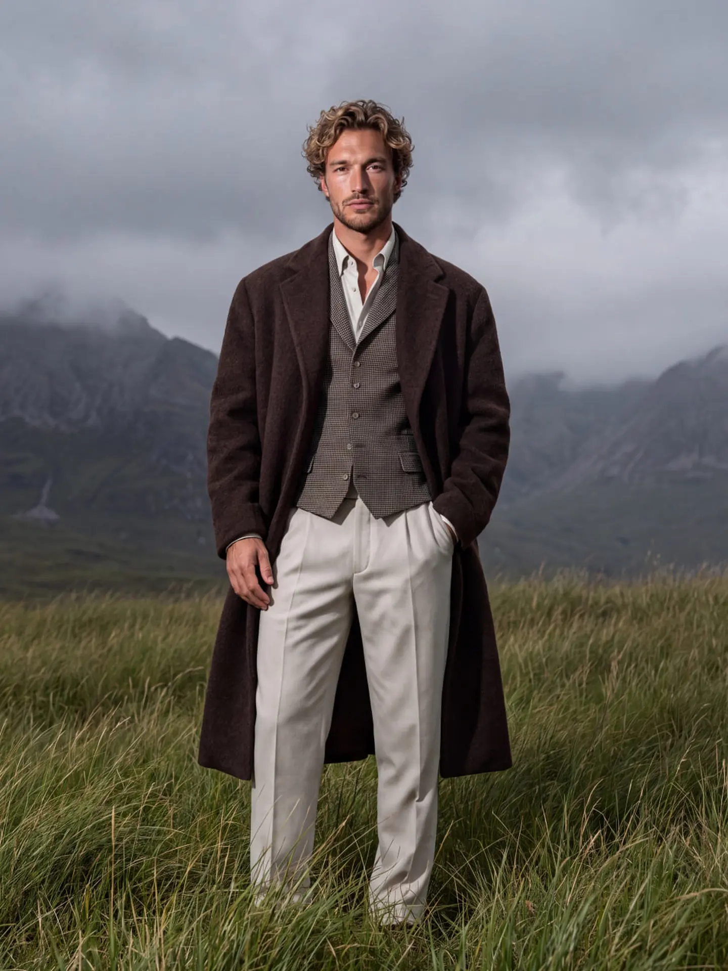 Highlands - AI menswear editorial photography by MARSE