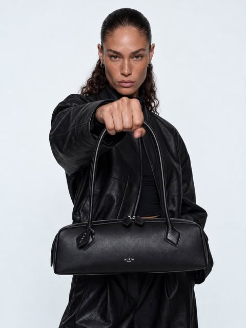 Black Leather - AI handbag editorial photography by MARSE