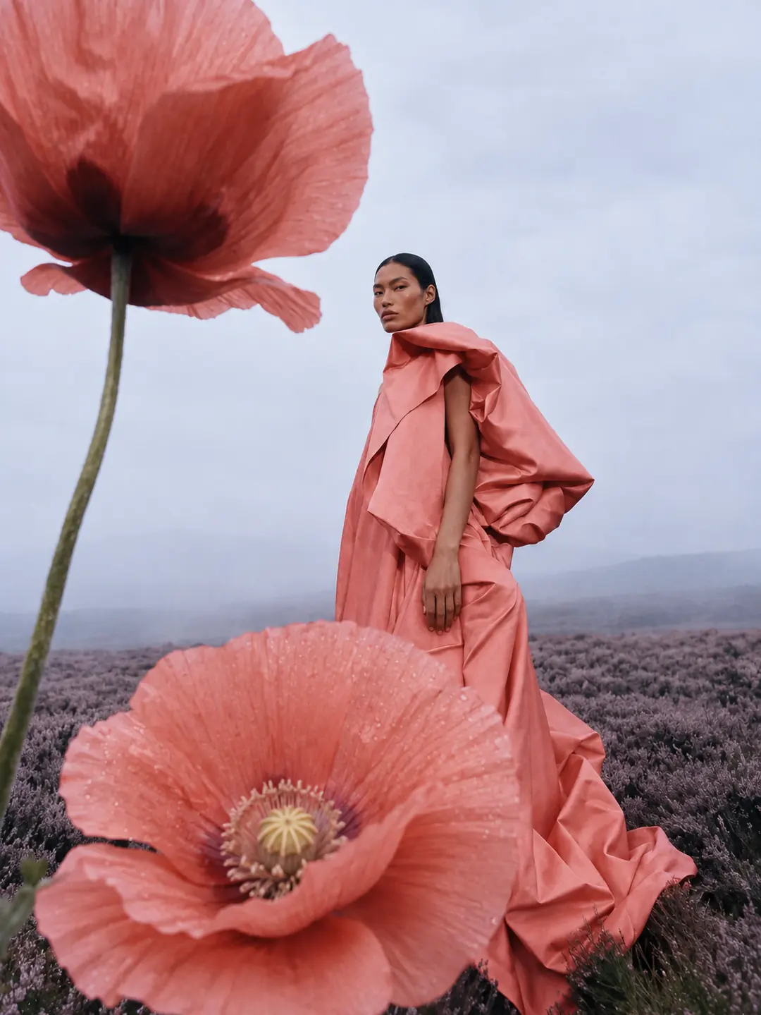 Poppy Fields - AI fashion campaign photography by MARSE